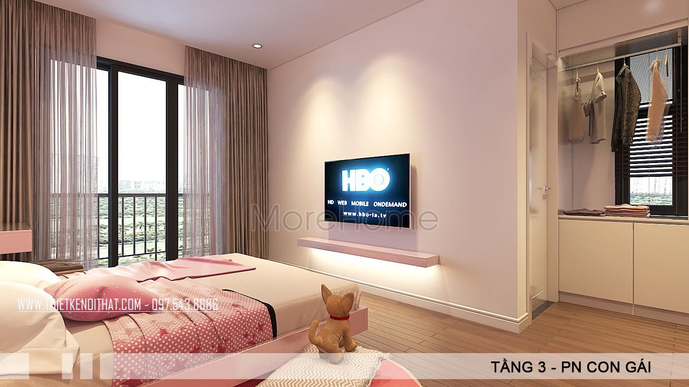 Thiết kế nội thất biệt thự hiện đại tại VinHome Thăng Long